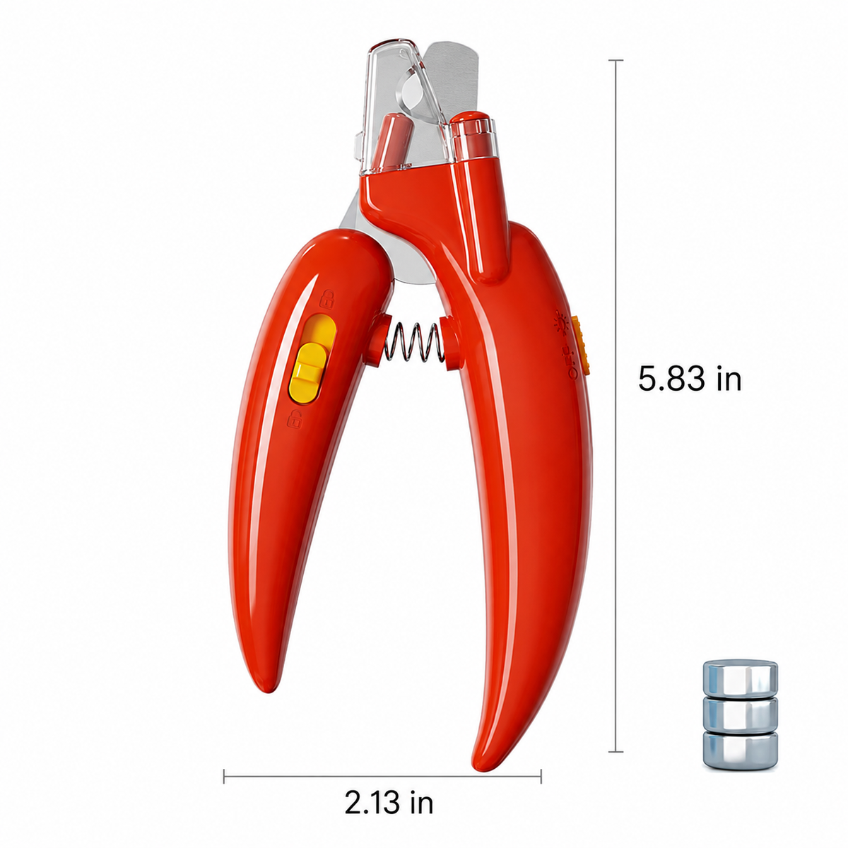 Compact LED Pet Nail Clippers
