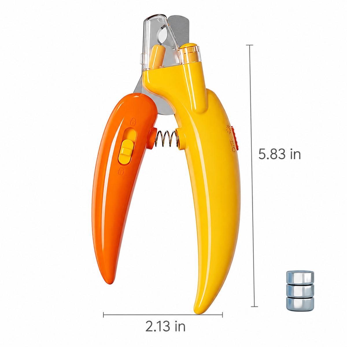 Compact LED Pet Nail Clippers