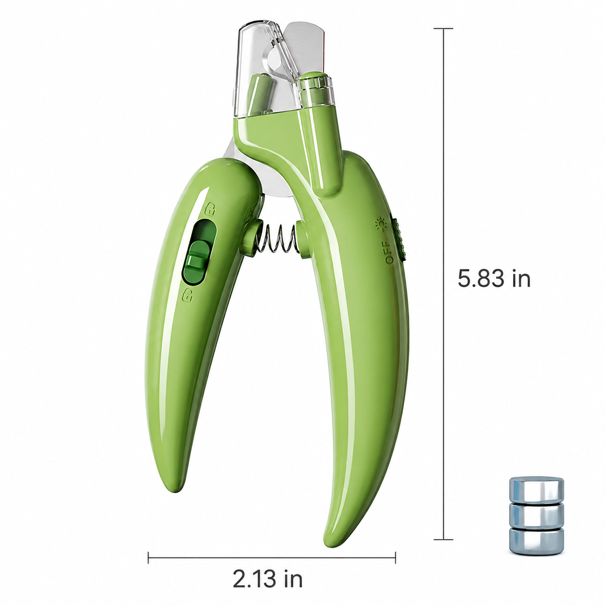 Compact LED Pet Nail Clippers