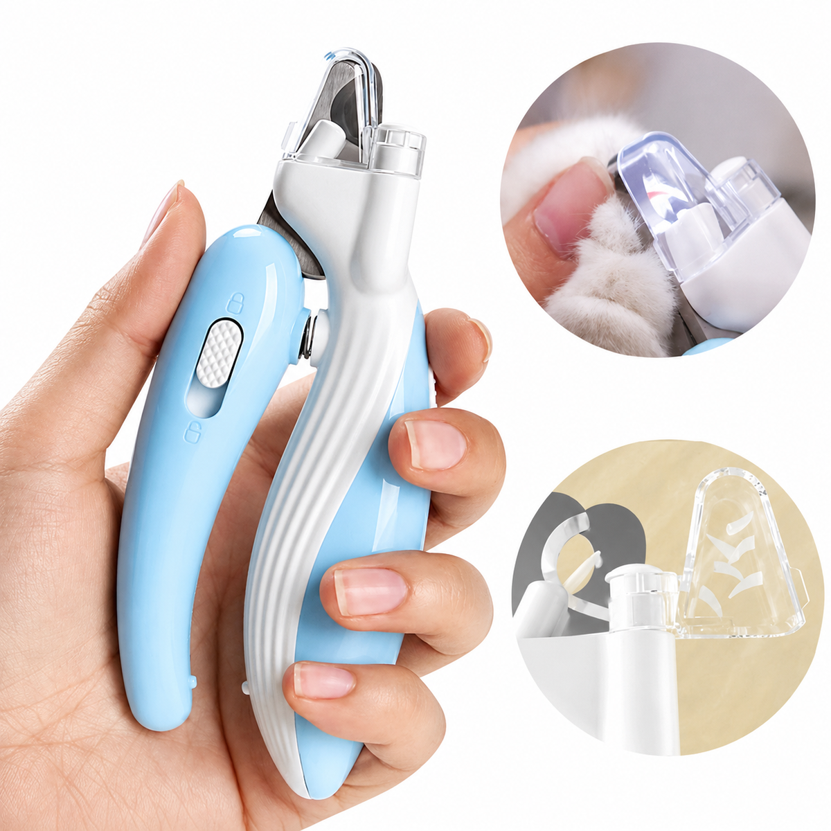 Compact LED Pet Nail Clippers