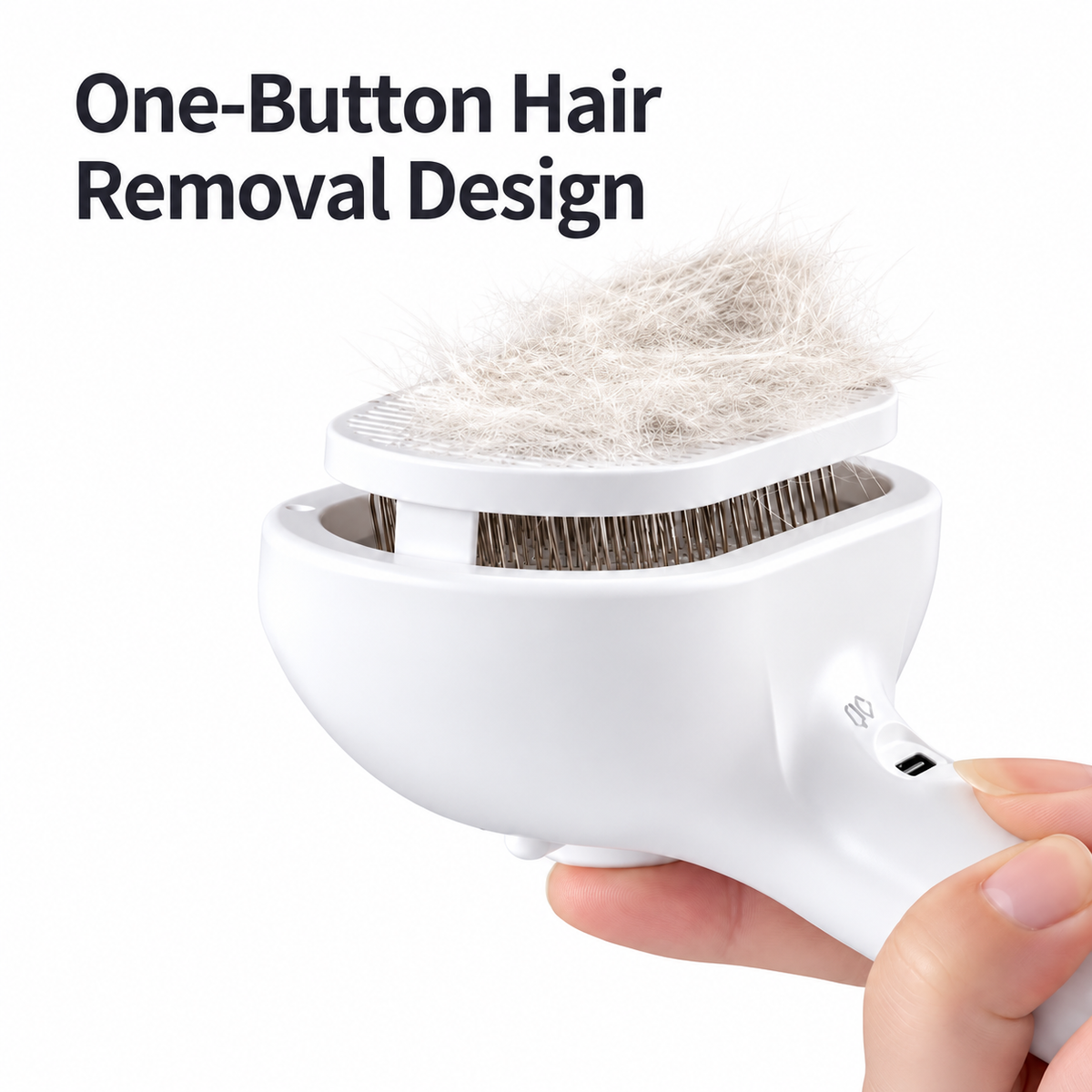 Rechargeable Mist Pet Grooming Brush