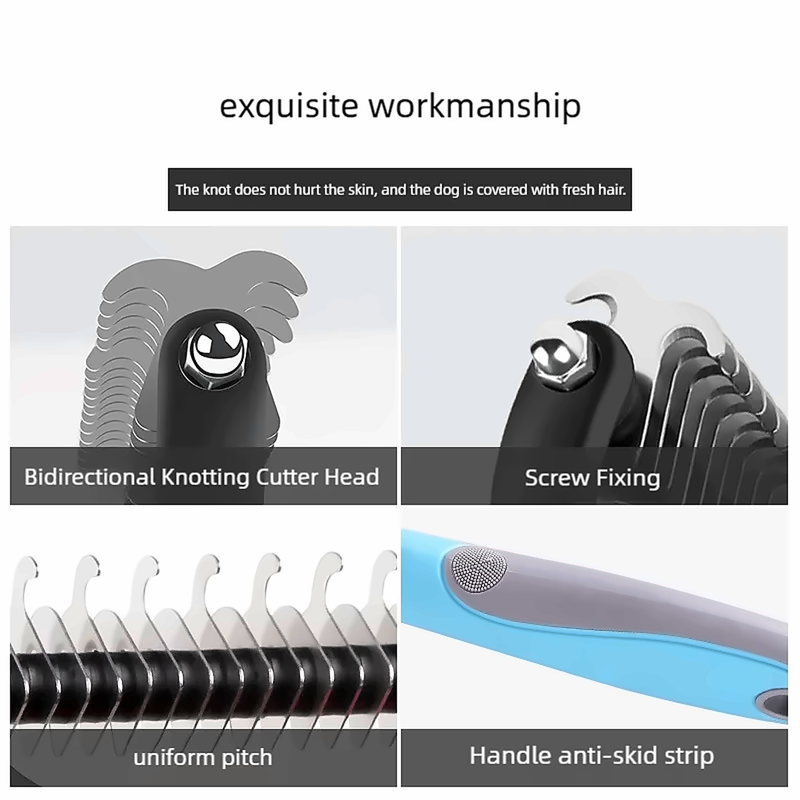 Double-Sided Dematting Rake