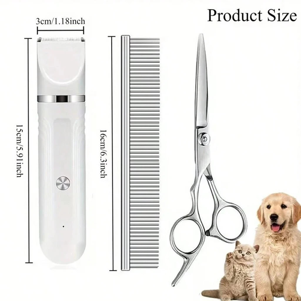 4-in-1 Rechargeable Pet Grooming Kit