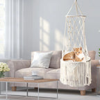 Macramé Hanging Cat Beds & Cushions