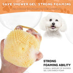 Shampoo-Dispensing Pet Bath Brush