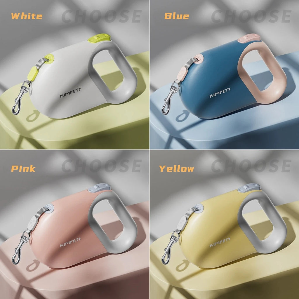 KIMPET™ Striped Tape Retractable Dog Leash