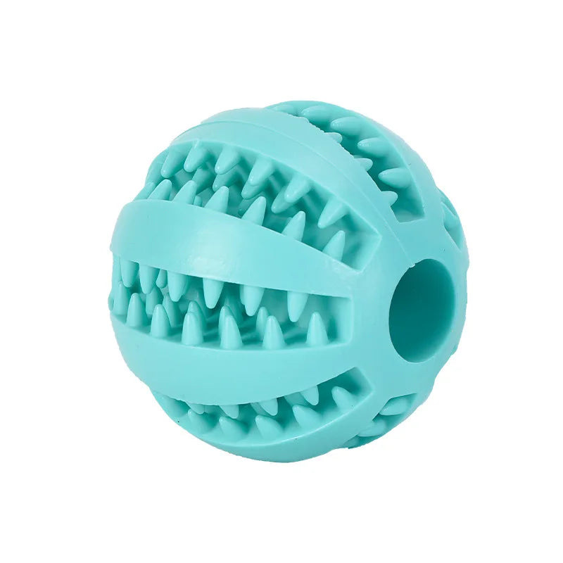 Textured Treat-Dispensing Dog Ball