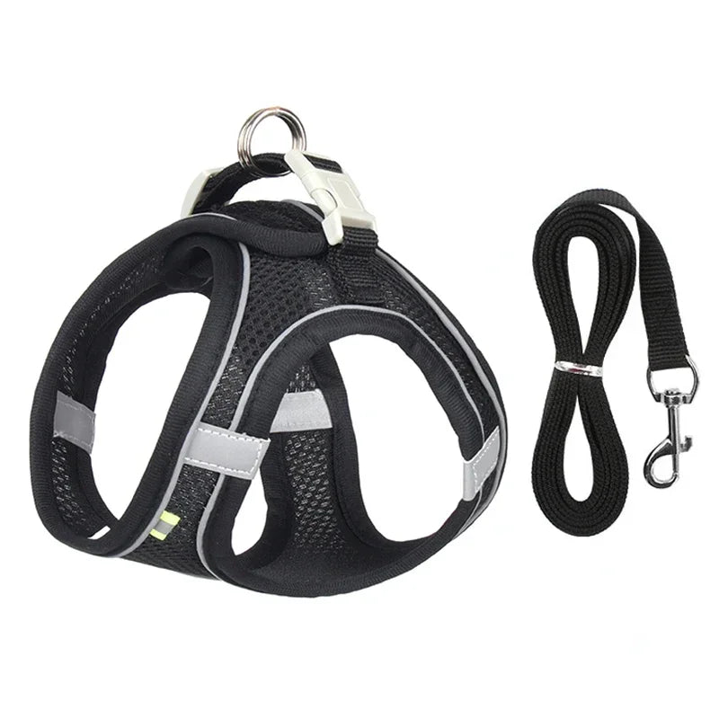 Reflective Mesh Harness & Leash Set — product view 10
