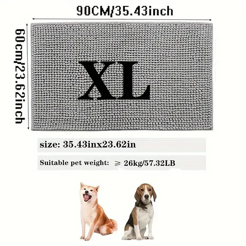 XL gray mat dimension graphic, 60 × 90 cm