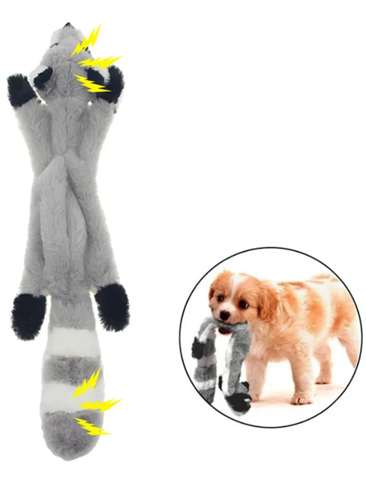 Stuffing-Free Squeaky Animal Dog Toy