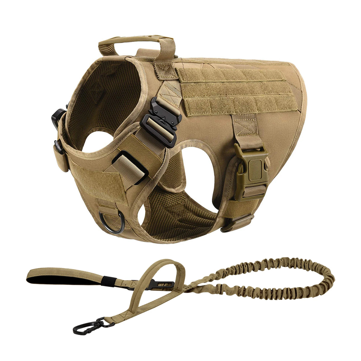 Tactical Dog Harness & Walking Set