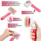 Self-Cleaning Slicker Brush