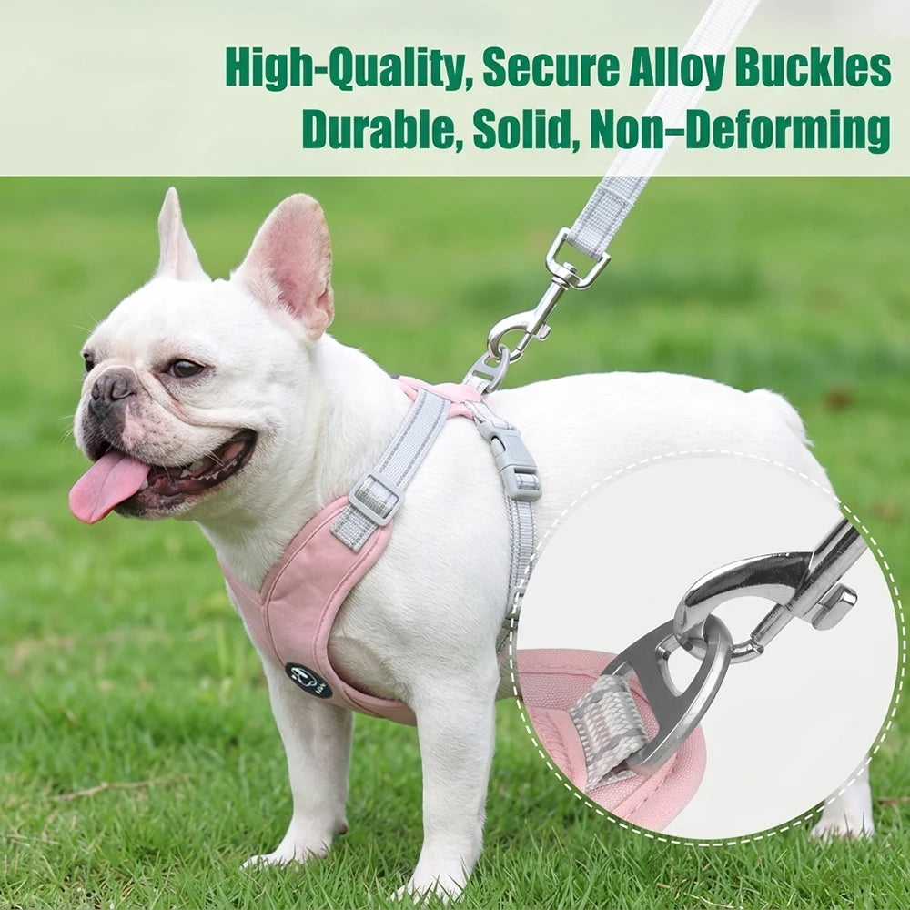Reflective Adjustable Pet Harness Set — detail view 4