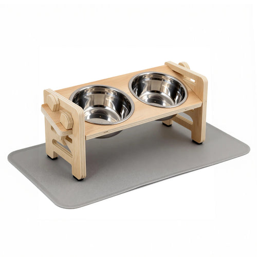 Adjustable Raised Pet Bowl Set — detail view 7