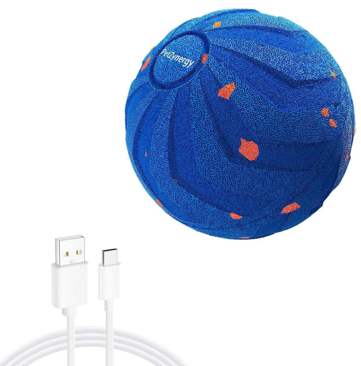 Blue Rechargeable Motion Dog Ball