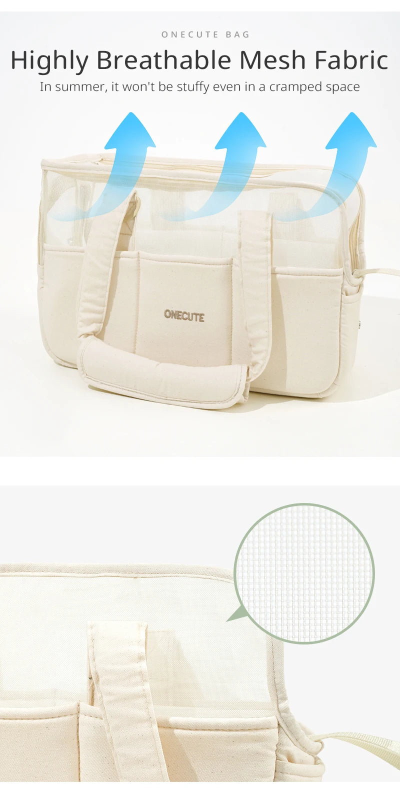 ONECUTE™ Breathable Pet Tote Carrier
