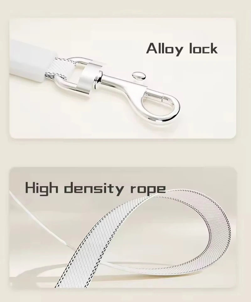 Three-Position Brake Retractable Dog Leash