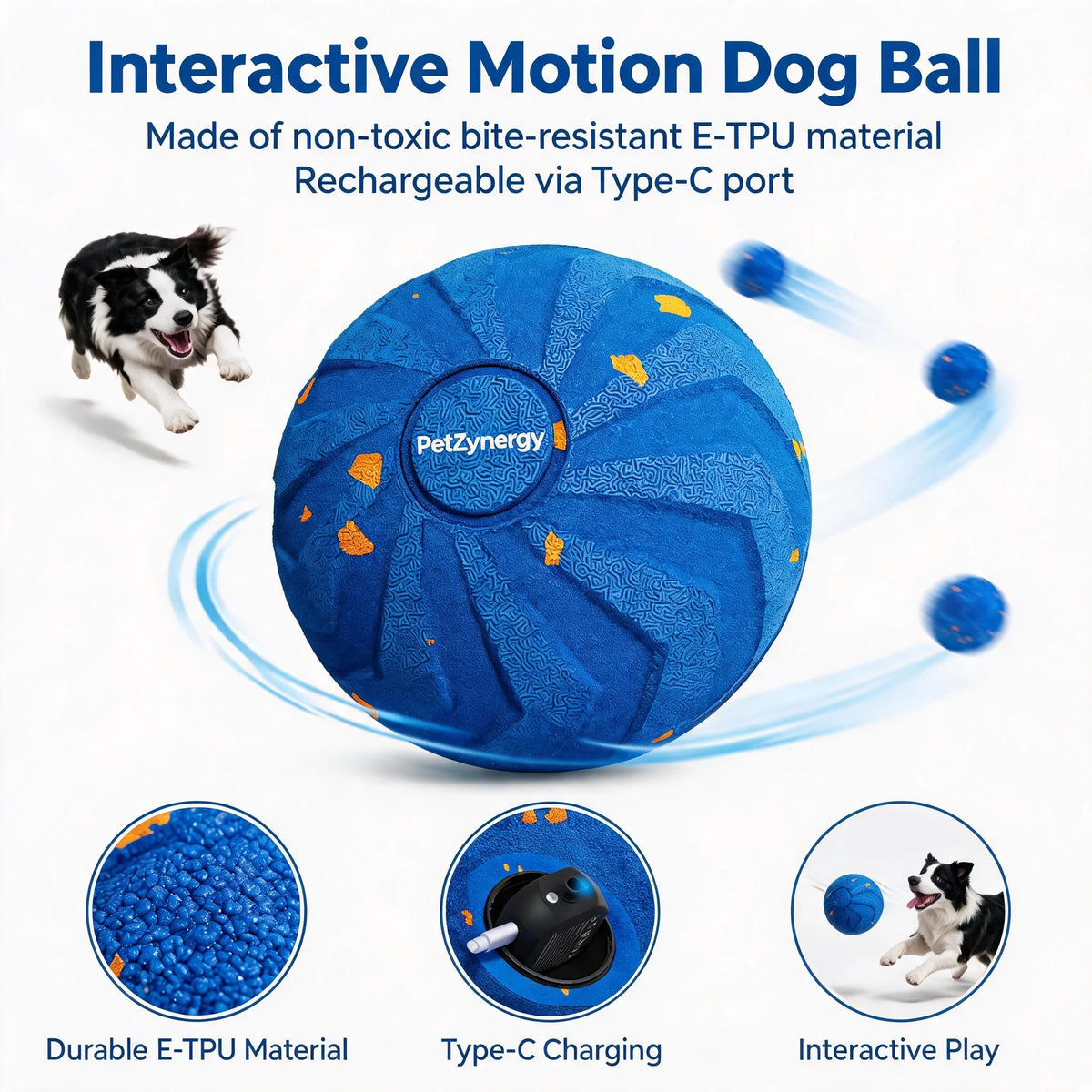 Rechargeable Motion Dog Ball