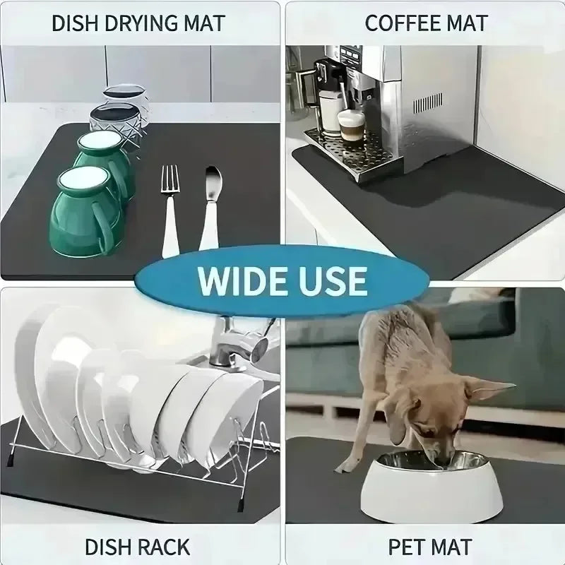 Feeding mat rolled for storage