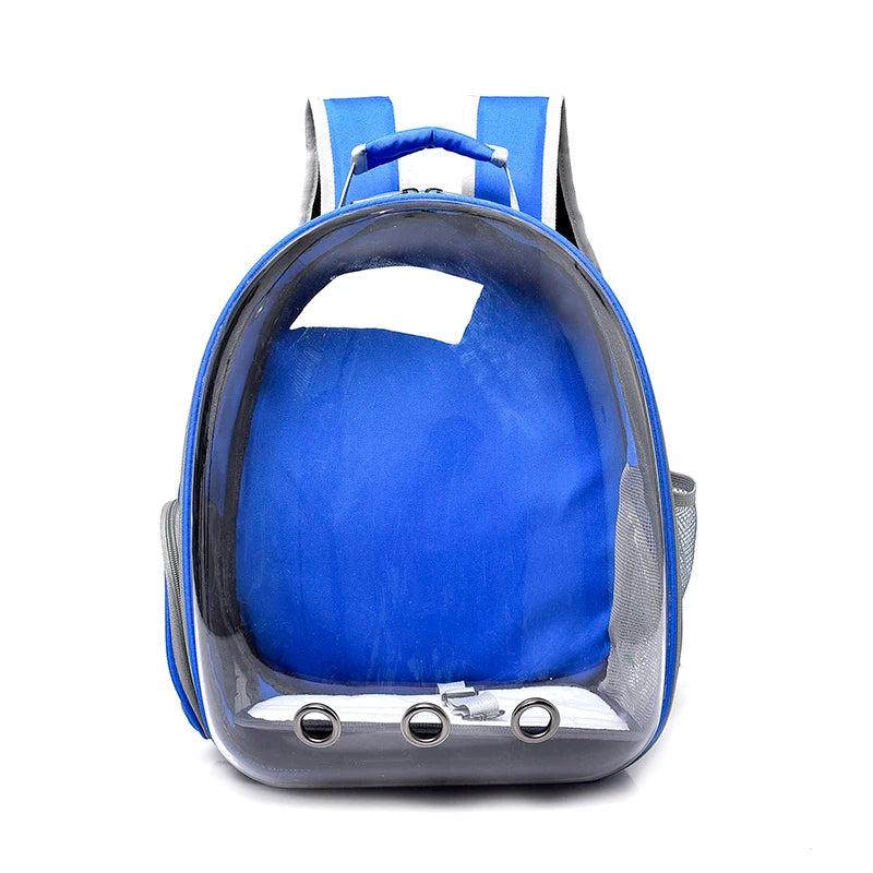 Blue Panoramic Pet Carrier Backpack