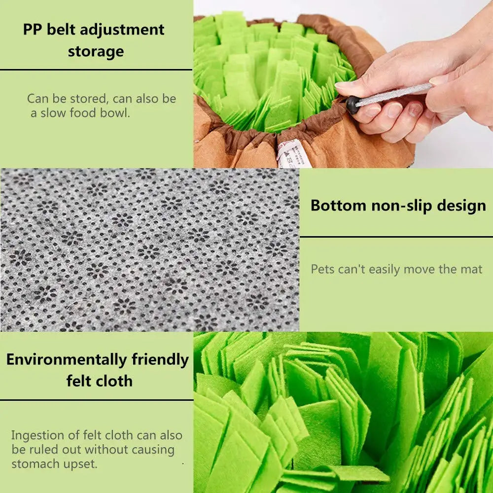 Collapsible Round Snuffle Mat