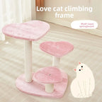 Pink multi-level cat tree product graphic