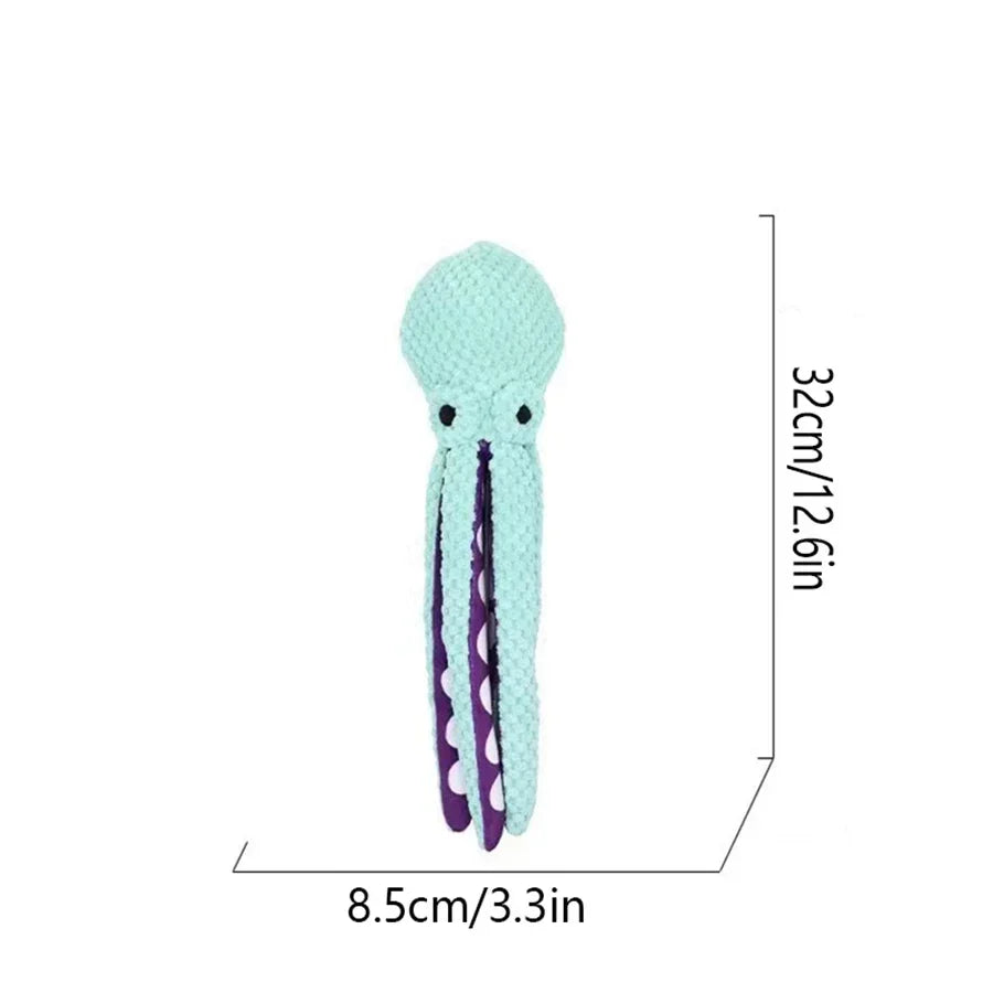 Textured Octopus Dog Toy