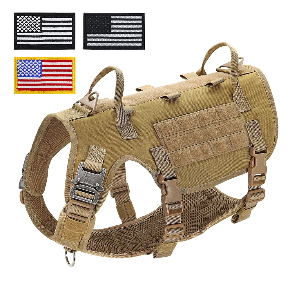 MOLLE-Style Tactical Dog Harness — product view 10