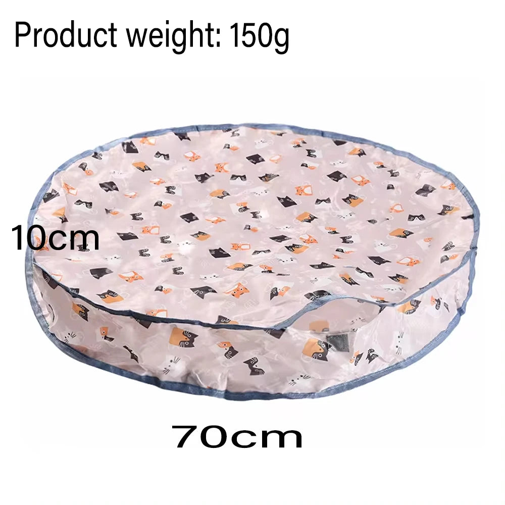 Hideaway pouch dimensions: 27.6 in across by 3.9 in high