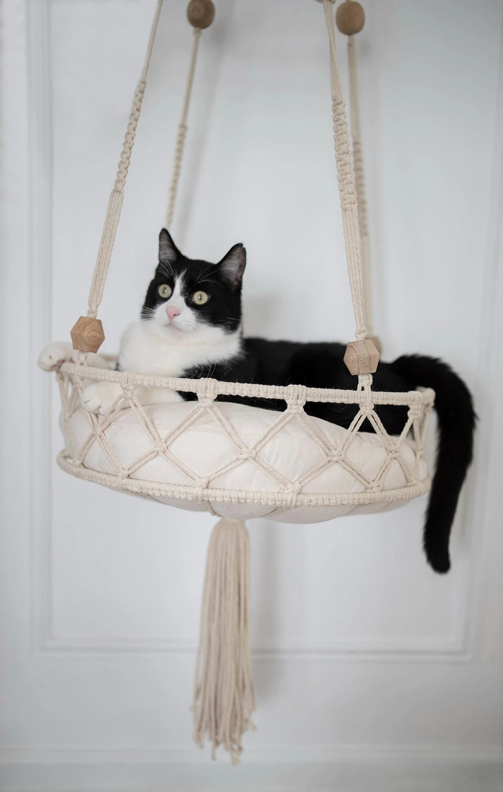 Macramé Hanging Cat Beds & Cushions