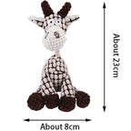 Squeaky Plush Animal Dog Toy