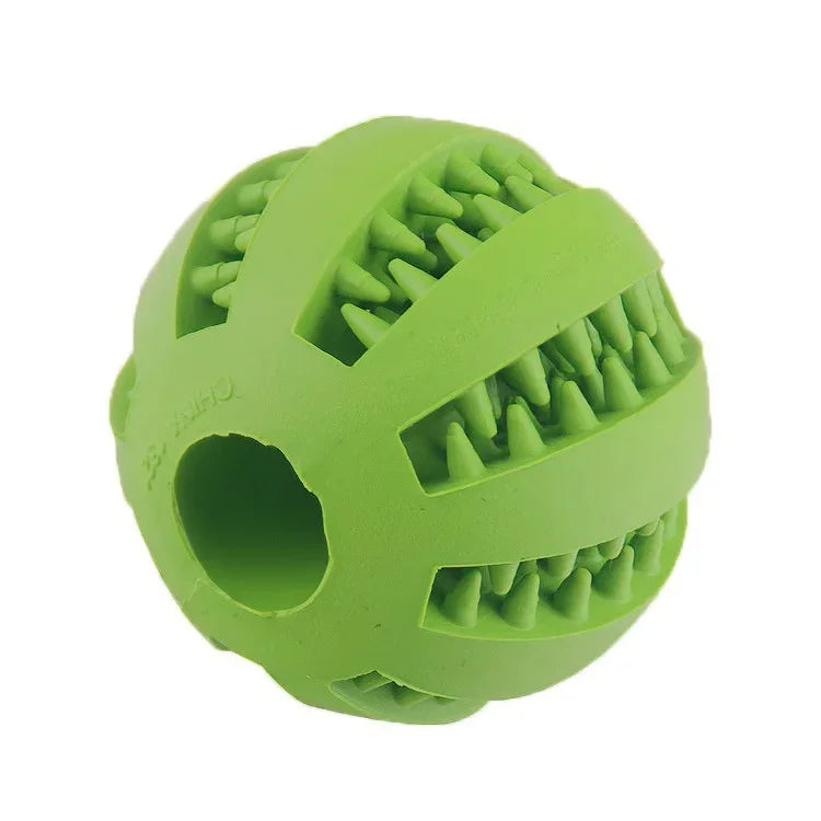 Rubber Treat-Dispensing Dog Ball — detail view 9