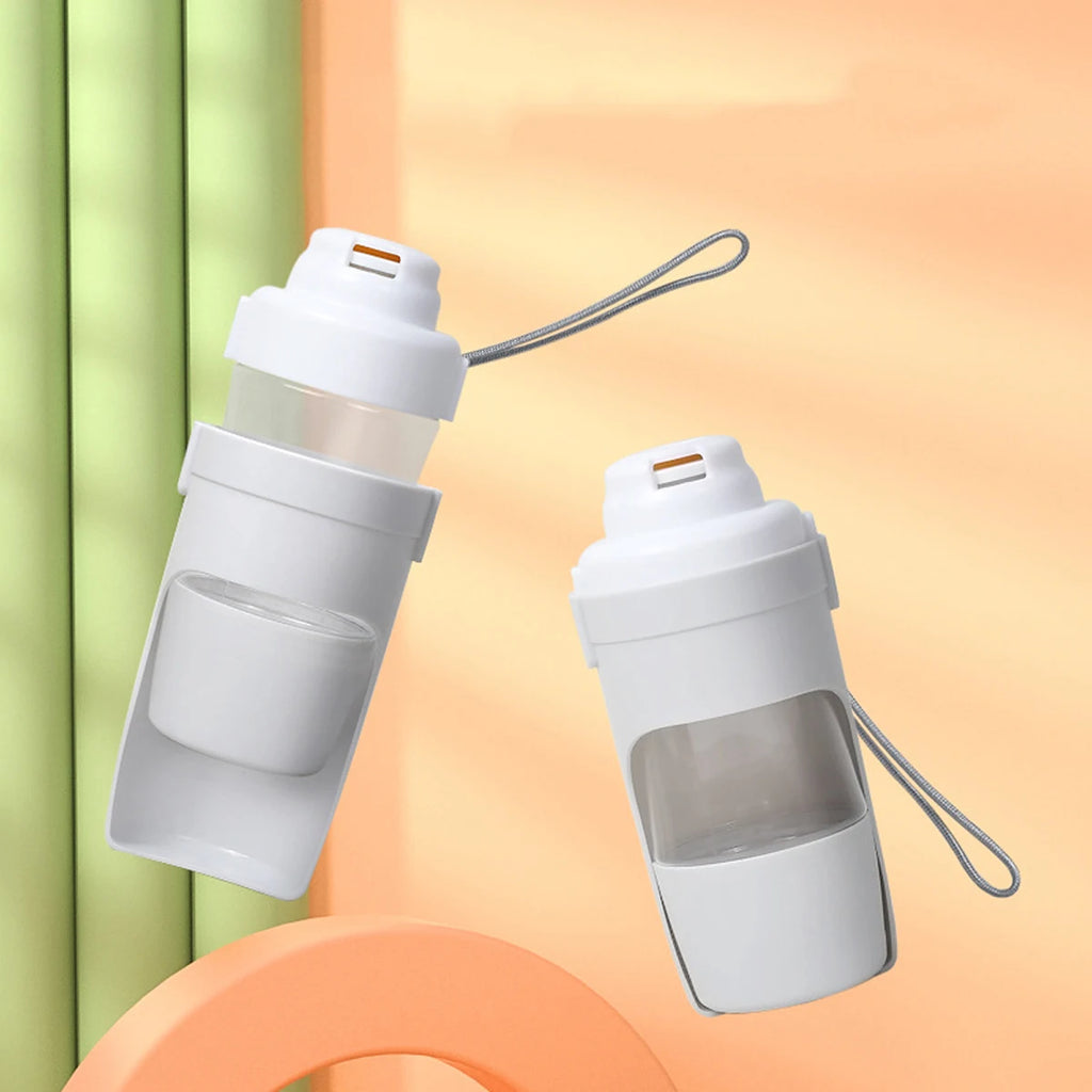 2-in-1 Travel Water Bottle & Food Cup