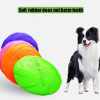 Five flexible TPR dog flying disc colors