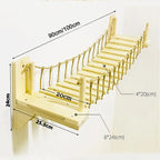 Pine & Sisal Wall-Mounted Cat Bridge
