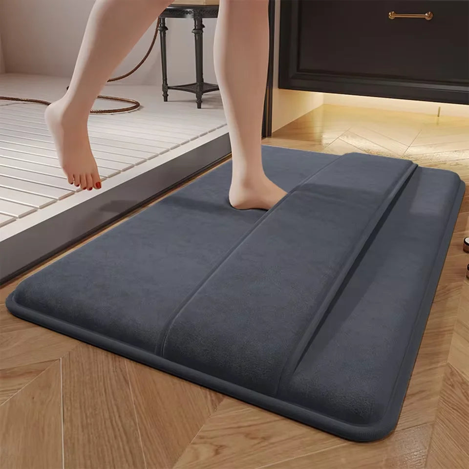 Unrelated stitched padded mat style