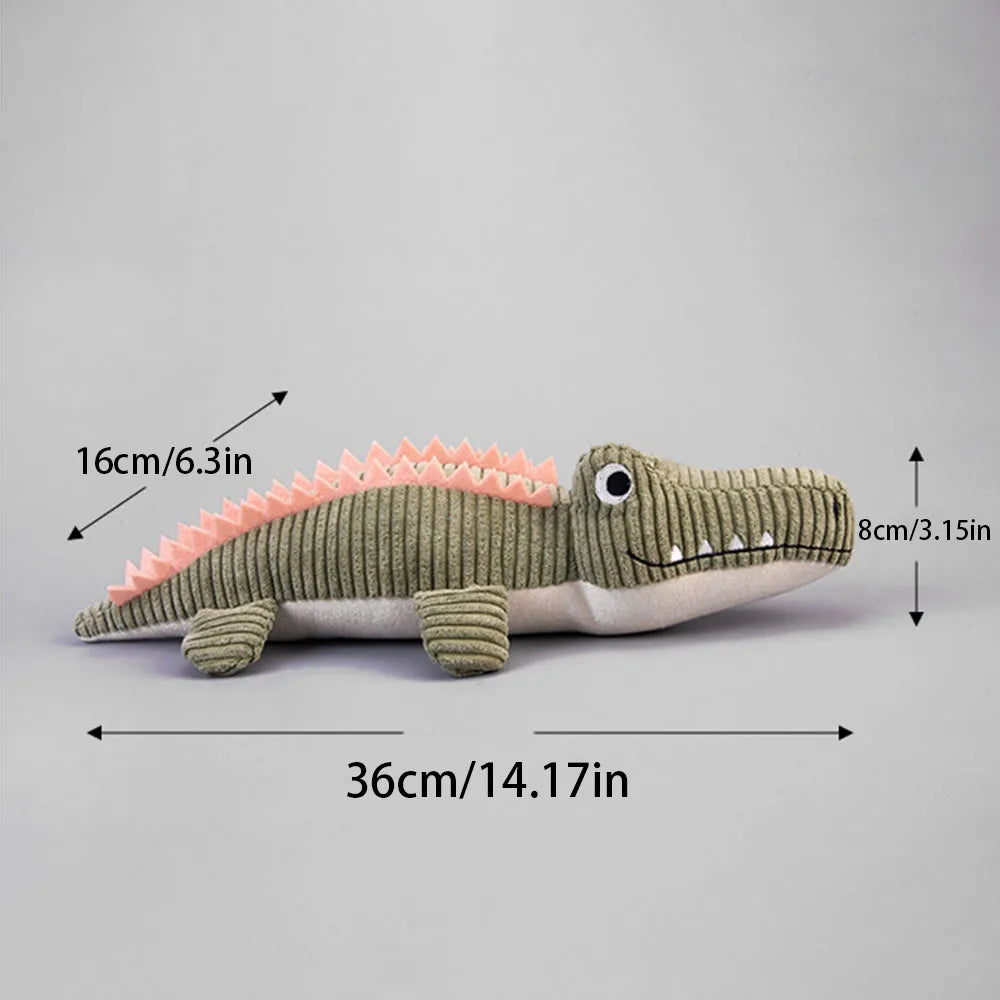 Crocodile dog toy dimensions