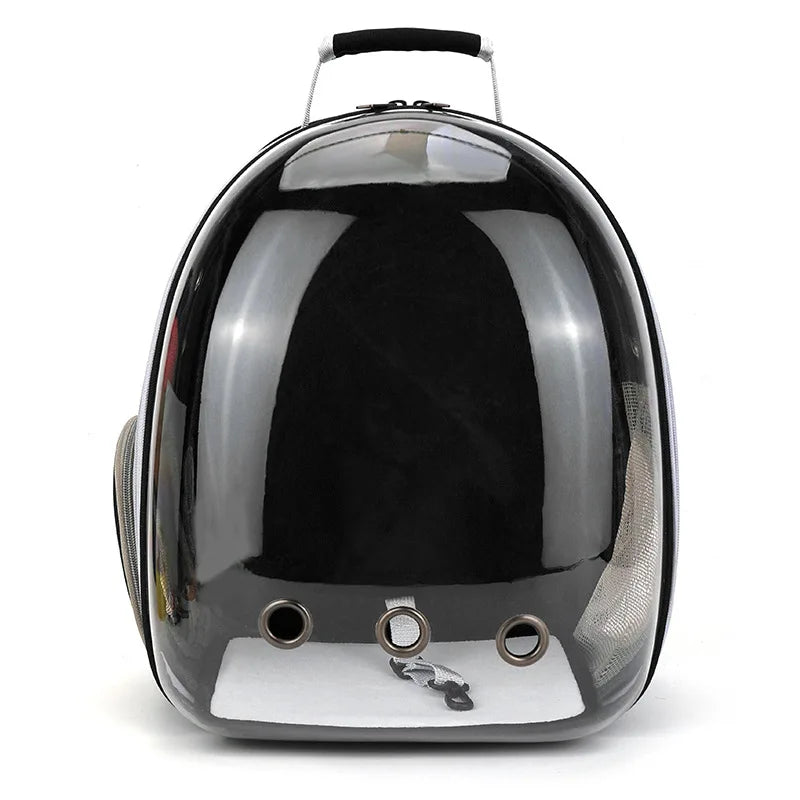 Black Panoramic Pet Carrier Backpack