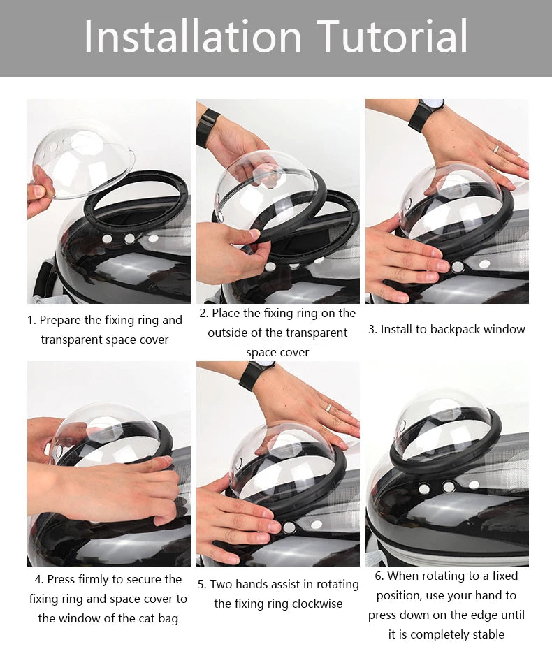 Panoramic Pet Carrier Backpack