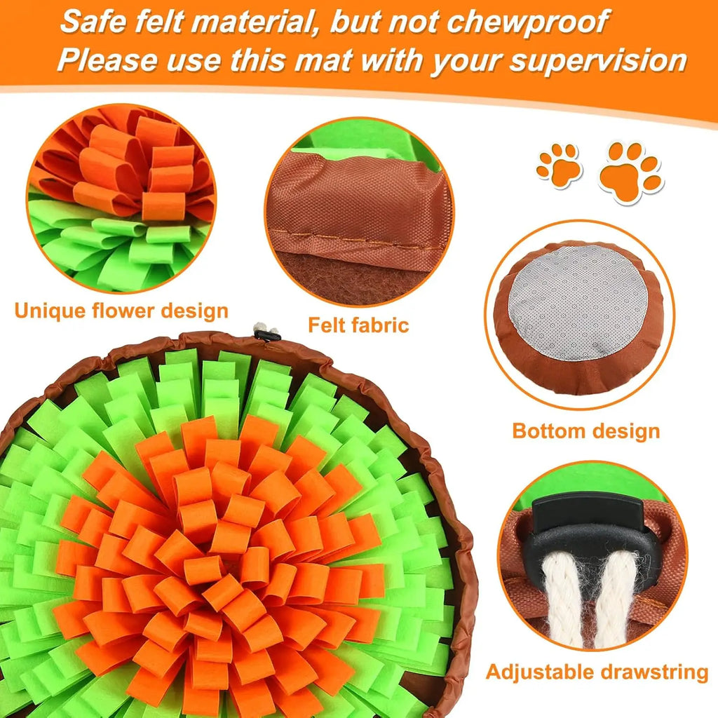 Adjustable Round Snuffle Mat