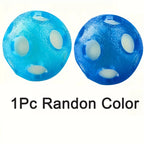 One floating dog ball in an assorted aqua or blue shade