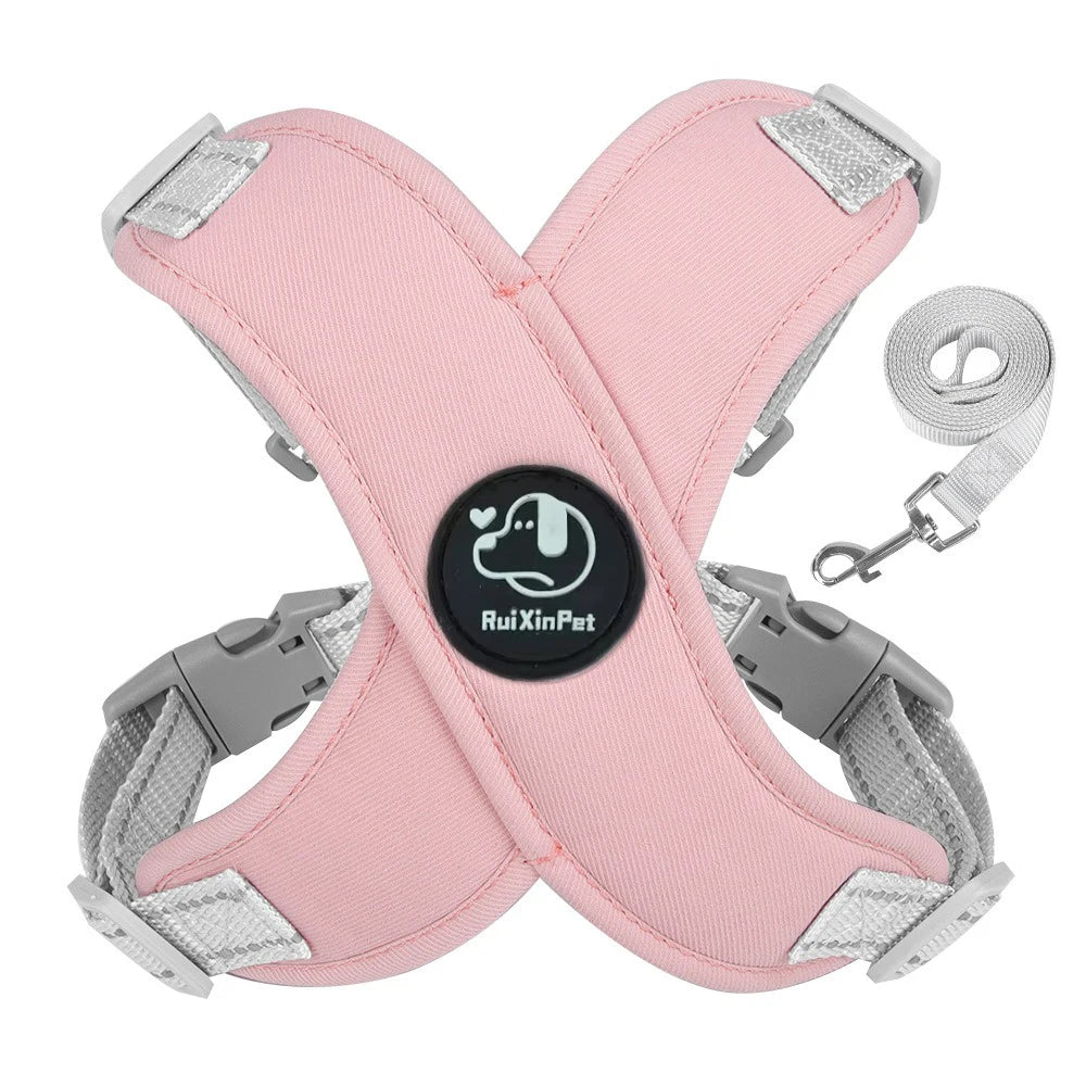 Reflective Adjustable Pet Harness Set — detail view 8