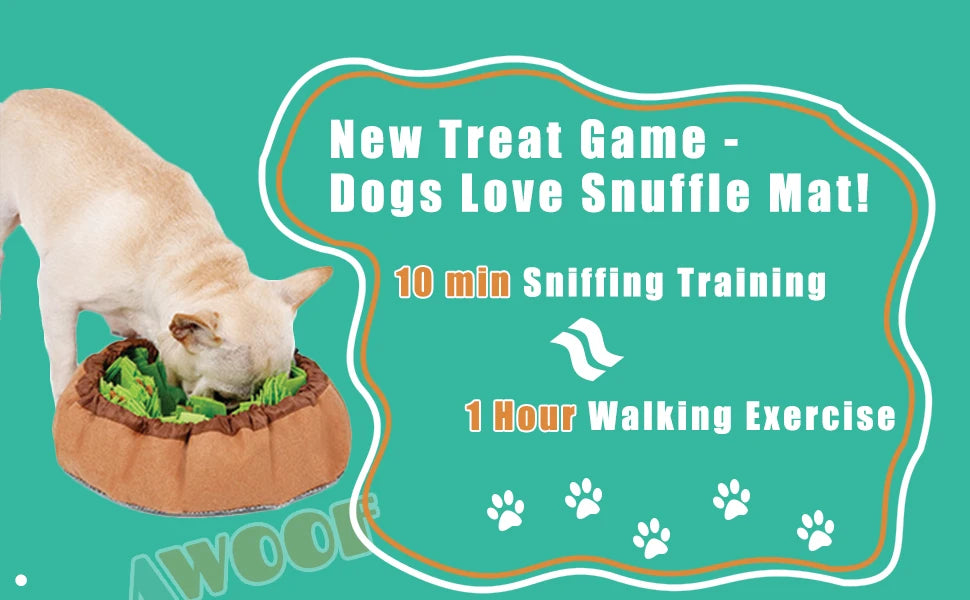 Collapsible Round Snuffle Mat