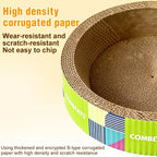 Dense layered corrugated paper detail