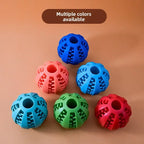 Grooved Treat-Dispensing Dog Ball — product view 2
