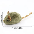 Plush mouse dimensions of approximately 14 by 4 cm