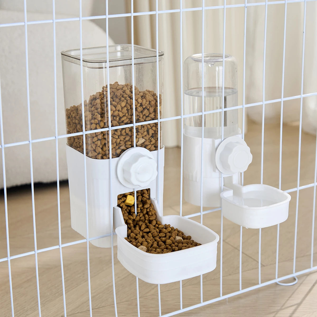 Cage-Mounted Pet Feeder & Waterer — detail view 5