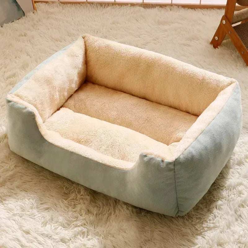 Plush Bolster Pet Bed — product view 5