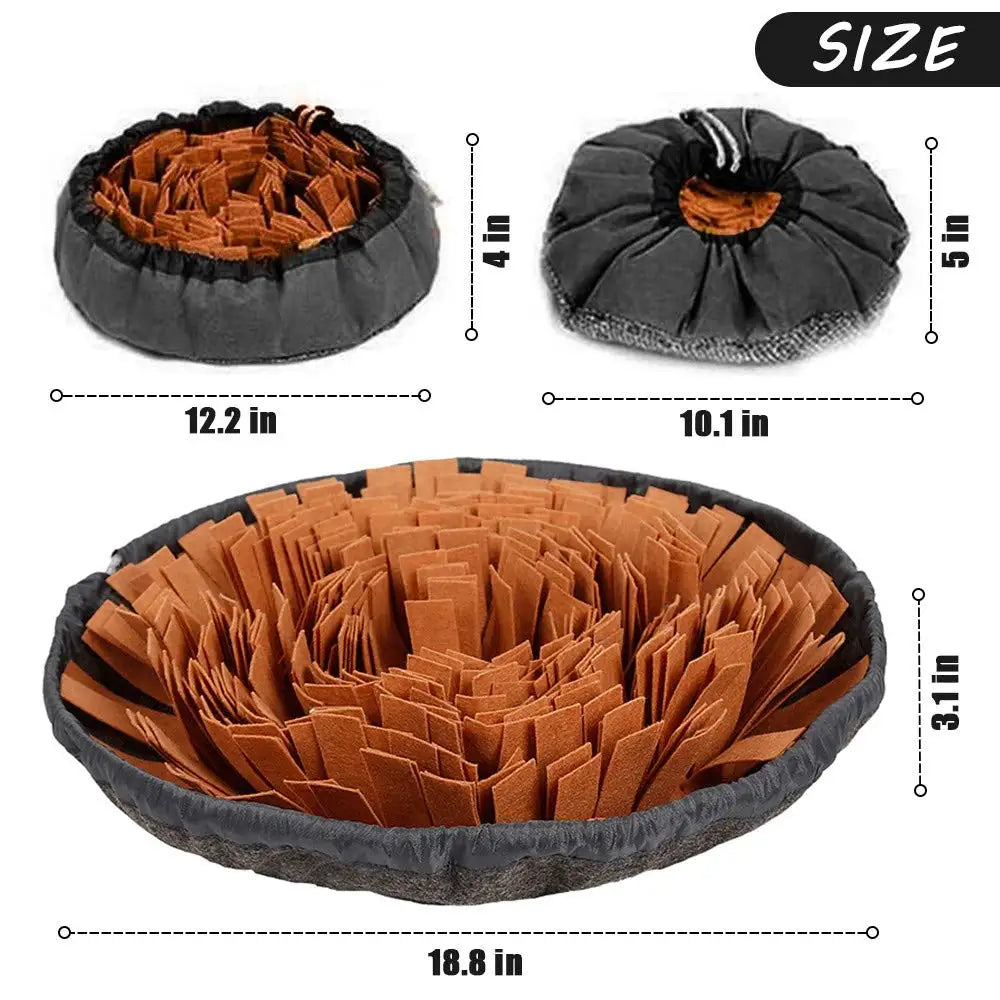 Collapsible Round Snuffle Mat