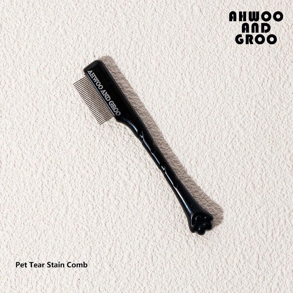 Black pet face comb